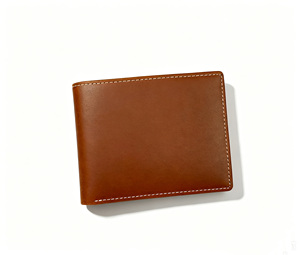 [In Stock] Genuine Leather Vintage RFID Protected Men's Bi-Fold ID <b>Card</b> <b>Wallet</b>-Handmade Castello Cowhide Crazy Horse Leather - Product Image 5