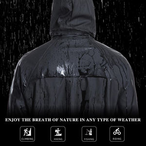 Traje Impermeable Personalizado de Alta Calidad, Ligero, Cortavientos, con Cremallera Completa, Chaqueta Impermeable - Product Image 6