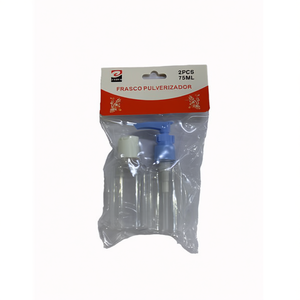 Juego de 2 Recipientes/Botellas de Plástico de 75 ml, FRSCO PULVERIZADOR, Herramientas y Accesorios de Limpieza para el Hogar - Product Image 1