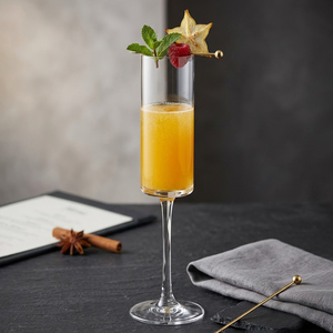 New Lead Free Crystal <b>Champagne</b> <b>Glass</b> Hand Blown Classic Stemware Sustainable 200ml Elegant Bars Restaurant Party Wares - Product Image 3