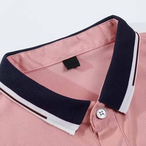 Camisas de Algodón para Hombre, Manga Corta, Calidad Superior, Diseño de Logotipo OEM Personalizado, Color Sólido, Cuello Alto, Ropa de Verano para Hombre, Camisa Polo - Product Image 5
