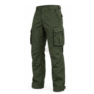 Pantalon de combat américain au look traditionnel, coupe droite, en toile légère, écologique, avec détails fonctionnels, confortable et décontracté - Product Image 4