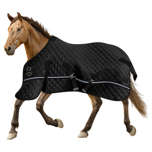 Manta de Invierno para Caballo Mini Hecha a Medida |   Manta Impermeable de Peso Medio de 200 g, Estable y Resistente |   Alfombra para Exteriores de 48 Pulgadas - Product Image 1