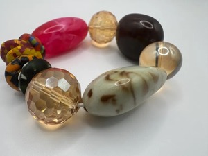 Handmade colorful resin <b>bracelets</b> with s unique fashion jewelry <b>adjustable</b> size for women daily wear - Product Image 2