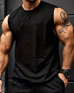 Débardeur Athlétique Personnalisé pour Homme – Cadeau Motivationnel pour l'Autodiscipline – Respirant et Séchage Rapide en Polyester/Coton - Product Image 2