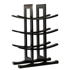 Porte-bouteille à vin en métal minimaliste, design géométrique, vente en gros - Product Image 1