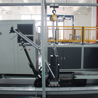 Machine d'essai d'impact horizontal pour scooter, machine d'essai d'impact de la roue avant du scooter, fabricant