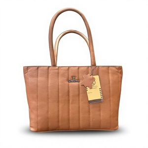 Bolso de Mano de Cuero Genuino de Marca Popular para Mujer, con Cierre de Cremallera, Dos Correas, Impermeable, de Gran Capacidad - Product Image 2