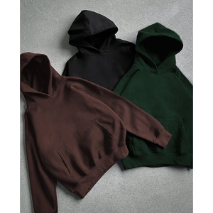 Men Solid Winter Hooded Fleece Digital Printing 100% <b>Polyester</b> <b>Hoodie</b> with Front Pocket Custom Logo Casual Wear - Product Image 6
