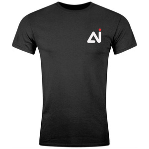 Customized Training Wear <b>Tshirt</b> Quick Dry Breathable Polyester Material Black T Shirts Campaign T-Shirt with Promotional Logo - Product Image 6