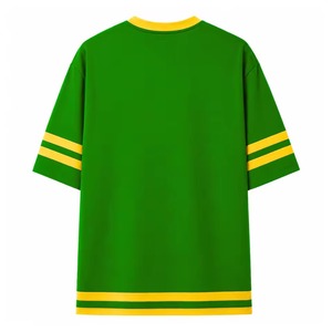Camiseta Personalizada de la Hermandad Chi Eta Phi con Logotipo Bordado en la Parte Delantera, Color Verde y Amarillo, Manga Corta para Mujer - Product Image 6