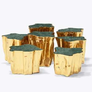 Sofá Curvo Europeo Moderno de Lujo en Oferta, Relleno de Esponja y Madera, para Apartamentos y Salas de Estar de Hoteles, Indonesia - Product Image 6