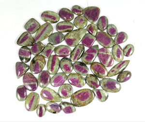 Wholesale Price Natural <b>Ruby</b> In Quartz Loose Cabochon Oval Cut Quartz Jewelry Making Unique Quality Healing - Product Image 3