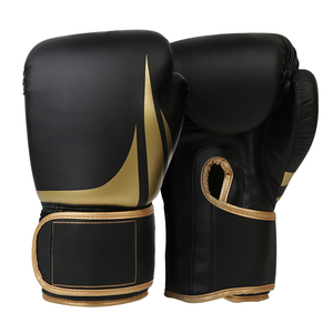 Gants de boxe en cuir de qualité supérieure, à doigts entiers, avec fermeture à lacets au poignet, pour adultes, entraînement unisexe, sparring, MMA, kickboxing - Product Image 2