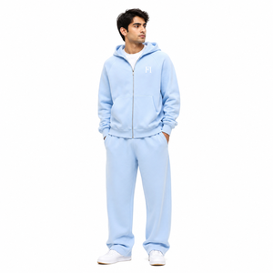 Custom Printed Winter Breathable Hoodies Jogger Sets Sweatsuit Gym Wear Oversized Streetwear <b>Tracksuit</b> Unisex Winter Activewear - Product Image 1