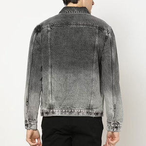 Hip Hop Casual Men <b>Jackets</b> Set Featuring <b>Denim</b> Jean <b>Jacket</b> <b>with</b> Full Sleeves and Rough Ribbed Spring and Autumn <b>Denim</b> <b>Jacket</b> - Product Image 2