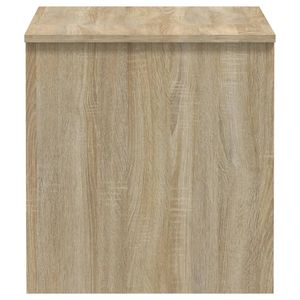 Table basse réglable en hauteur en bois d'ingénierie chêne Sonoma, taille moyenne - Product Image 5
