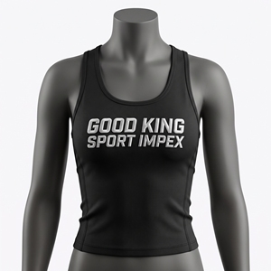 Personalized Embroidered <b>Womens</b> Tank Top Soft Polyester Elastane <b>Sleeveless</b> Sport <b>Shirt</b> Studio Clothing Stretchy Fit Basic Tanks - Product Image 1