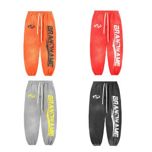 High Quality Custom Oversized Distressed Cropped Fleece Zipper-Up 100% Cotton Unisex Heavyweight Acid Washed Jogging Hoodie - Product Image 2