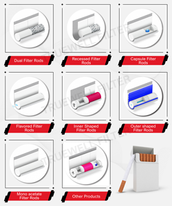 Filtro de Cigarrillos de Hilo de Alta Calidad, Estilo Moderno, Varilla Manual de Acetato de Celulosa, Sabor a Mentol, Personalizable, Corea - Product Image 6