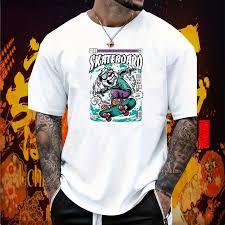 Camiseta Gráfica Oversize de Alta Calidad para Hombre, Ropa Casual Masculina, Camiseta Estampada de Algodón Premium con Logotipo Personalizado, Estampado Serigrafiado, Estilo Urbano - Product Image 2