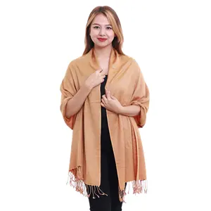 Women's Best Fashion Ethnic Style Silk Cashmere Mix Weave Shawl/Scarf Spring Autumn Summer Pattern Silk Gear-Wholesale