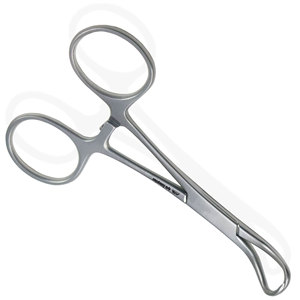 Pinzas para toallas Backhaus de acero inoxidable con bloqueo manual de 3.5 pulgadas, instrumentos básicos para cirugía oftálmica - Product Image 3