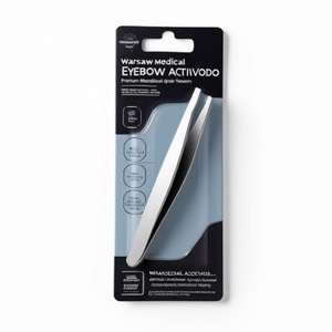 Warsaw Medical Eyebrow Tweezers Premium Medical Grade Tweezers for Hair <b>Removal</b> Comfortable Grip and Accurate Targeting - Product Image 2