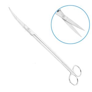 Tijeras Quirúrgicas Veterinarias Curvas de Acero Inoxidable Reutilizables, Herramientas para Animales Grandes como Ganado, Caballos y Ovejas, Profesionales - Product Image 5