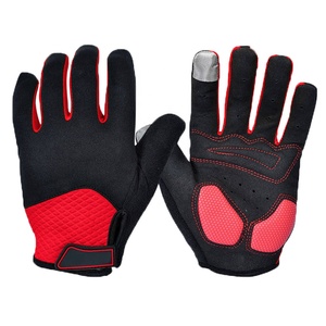 FITME SPORTS Factory Hot Sell Breathable Summer Leather Cycling Riding <b>Gloves</b> Men Full Finger Anti-Shock <b>Touchscreen</b> Half Finger - Product Image 6