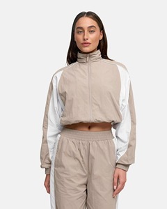 Womens Oversized Crop Windbreaker Set Lightweight Waterproof <b>Jacket</b> Jogger <b>Track</b> Pants Streetwear Casual Outdoor Sweatsuit Coat - Product Image 2