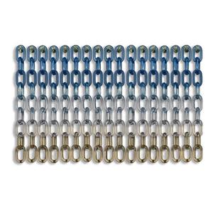 Décoration murale en chaîne de maillons acryliques transparents roses, sculpture artisanale en polyrésine pour salon, hôtel, chambre à coucher - Product Image 3