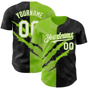 Maillot de baseball personnalisé, sérigraphie du logo de l'équipe, manches courtes, logo personnalisable sur le devant/le dos/les manches, 100% coton biologique - Product Image 1