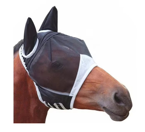 Masques anti-moustiques et anti-insectes pour chevaux, entièrement personnalisés, très demandés, professionnels, confortables et de haute qualité - Product Image 1