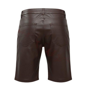 Shorts pour hommes de haute qualité les plus vendus en vente, shorts en cuir sur mesure, vêtements décontractés à la mode pour adultes - Product Image 2