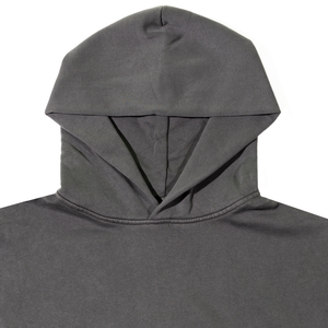 Heavy French Terry High Quality Custom Logo Print Unisex Winter <b>Plain</b> Solid Color <b>Hoodie</b> Streetwear Pullover Sweatshirt - Product Image 3