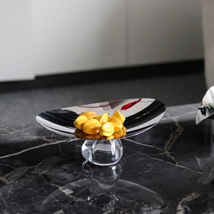 Tazón de Metal y Vidrio para Decoración de Mesa de Boda, Tazón Artesanal Indio para Frutas y Ensaladas, Últimos Modelos en Venta - Product Image 4