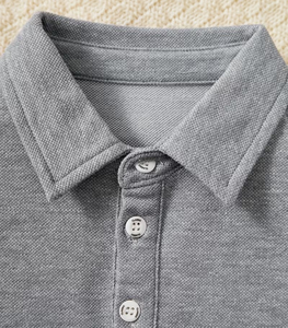 Boys' High School Polo Shirt Casual Basic Style 100% Cotton Jersey Fabric School Uniform Layering Piece low price Bangladesh - Product Image 4