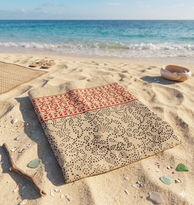 Sarong en coton indien imprimé à la main en gros, paréo de plage de créateur pour femme, tenue de villégiature, sarong pareo fait main - Product Image 4