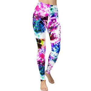 Custom Polyester Spandex Breathable Knitted Workout Sports <b>Tummy</b> <b>Control</b> High Waist Yoga Pants Gym Flare Leggings for Women - Product Image 1