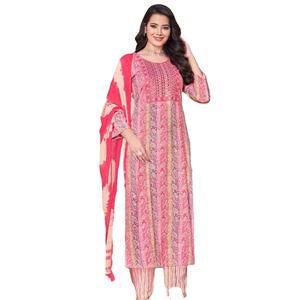 Cápsula de calidad premium Top bottom y Nazarene dupatta con diseños súper exitosos Kurtis set para venta en línea - Product Image 1