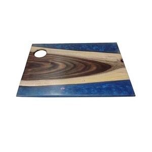 Custom Handmade Resin and Wooden Chopping <b>Board</b> Durable Kitchen Cutting <b>Board</b> with Natural Wood and Colorful Epoxy - Product Image 5