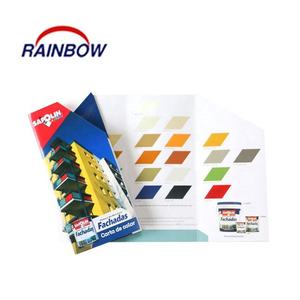Vente en gros de cartes de couleurs personnalisées pour matériaux muraux en carton, impression offset, pelliculage - Product Image 1