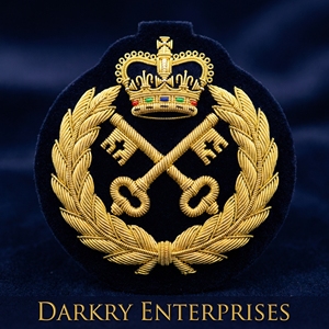 Handmade <b>Silver</b> Bullion Wire Steward Badge Masonic Regalia Cornucopia Red Velvet Blazer Patch Custom Embroidered Lodge <b>Crest</b> - Product Image 3