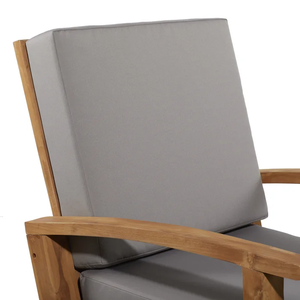 Juego de Muebles de Patio Modernos de Teca para Exteriores, 4 Piezas, Asientos de Jardín de Madera Maciza con Diseño Resistente a la Intemperie, Estilo Contemporáneo - Product Image 5