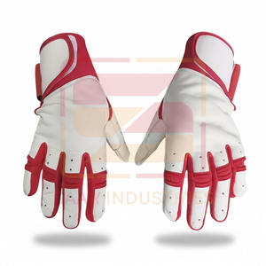 Guantes de Bateo de Béisbol Profesionales Resistentes y Personalizados para Jóvenes y Adultos, Agarre Fuerte, Puño Largo, Cuero Cómodo y Ligero - Product Image 4