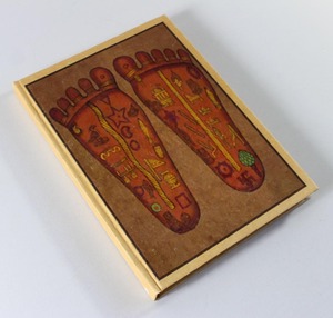 Carnet cadeau artisanal à couverture rigide multicolore en papier banane vintage, imprimé de motifs mystiques tantriques anciens, de haute qualité, vente en gros - Product Image 2