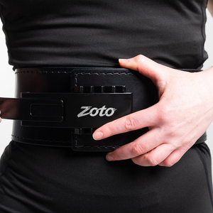 Custom Logo Powerlifting Lever <b>Belt</b> Thick Cowhide Leather Bodybuilding Lifting <b>Belt</b> Bulk Supplier - Product Image 5