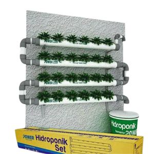 Kit de démarrage hydroponique de haute qualité pour débutants, système NFT, tuyaux en PVC, installation facile, kit de culture en serre pour la maison - Product Image 1