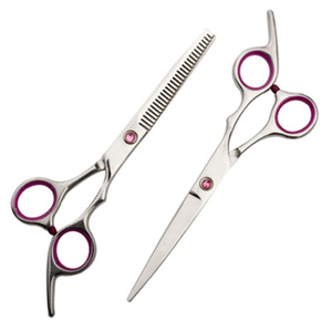 Ciseaux de coiffure professionnels en acier inoxydable avec manche en plastique Dragon pour la coupe et l'éclaircissement des cheveux - Product Image 3